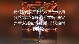 秘?性爱实拍秘?大神Azxy真实约炮170舞蹈系学妹 强火力后入超敏感体质 淫水喷射顺腿流