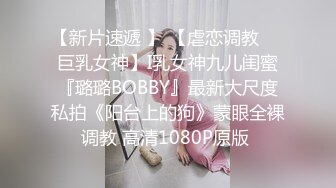 【新片速遞 】 【虐恋调教❤️巨乳女神】I乳女神九儿闺蜜『璐璐BOBBY』最新大尺度私拍《阳台上的狗》蒙眼全裸调教 高清1080P原版 