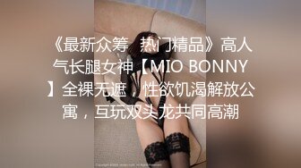 《最新众筹✿热门精品》高人气长腿女神【MIO BONNY】全裸无遮，性欲饥渴解放公寓，互玩双头龙共同高潮