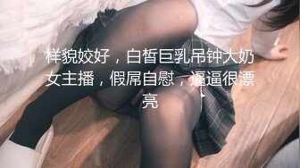 样貌姣好，白皙巨乳吊钟大奶女主播，假屌自慰，逼逼很漂亮