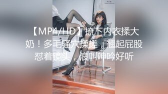 【MP4/HD】撩下内衣揉大奶！多毛骚穴揉搓，翘起屁股怼着镜头，浪叫呻吟好听